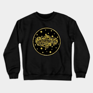 GOLD Shrooms Crewneck Sweatshirt